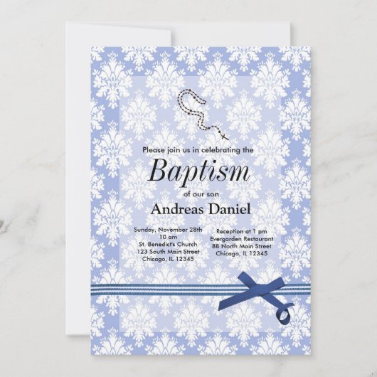 Invitation Baptême (Devant)