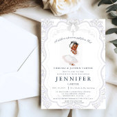 Invitation Baptême Africaine Américaine Fille Baptême Christe