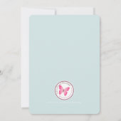 Invitation Baptême Baby Boy (Dos)