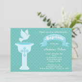 Invitation Baptême bébé * choisir la couleur arrière - plan (Debout devant)