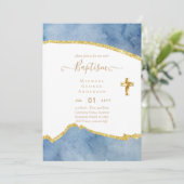 Invitation Baptême BUDGÉTAIRE Christening Communion INVITATIO (Debout devant)