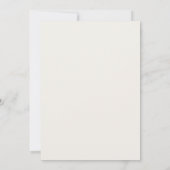 Invitation baptême cadre beige (Dos)