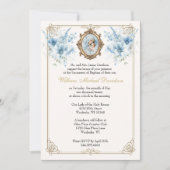 Invitation Baptême catholique baptême bénédiction Mère Jésus (Devant)