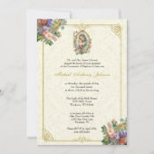 Invitation Baptême catholique baptême bénédiction Mère Jésus (Devant)