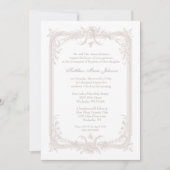 Invitation Baptême catholique baptême bénédiction Mère Jésus (Devant)