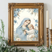 Invitation Baptême catholique baptême bénédiction Mère Jésus