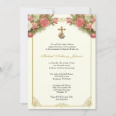 Invitation Baptême catholique baptême bénédiction Mère Jésus (Devant)