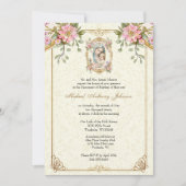 Invitation Baptême catholique baptême bénédiction Mère Jésus (Devant)