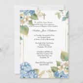 Invitation Baptême catholique baptême bénédiction Mère Jésus (Devant)