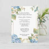 Invitation Baptême catholique baptême bénédiction Mère Jésus (Debout devant)