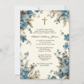 Invitation Baptême catholique baptême bénédiction Mère Jésus (Devant)