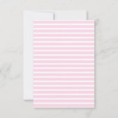 Invitation Baptême Christening Confetti Pink Foil Points Or (Dos)