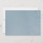Invitation Baptême croisé textural simple (Dos)
