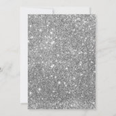 Invitation Baptême d'argent jumeau garçon et fille (Dos)