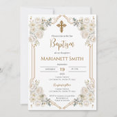 Invitation Baptême de Boho (Devant)