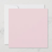 Invitation Baptême de Bow rose (Dos)