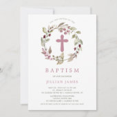 Invitation Baptême de collecte gracieuse (Devant)