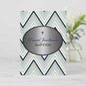 Invitation Baptême de Garçon (Debout devant)