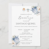 Invitation Baptême de garçon en Boho espagnol (Devant)