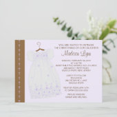 Invitation Baptême de la petite fille / Indéviation du baptêm (Debout devant)