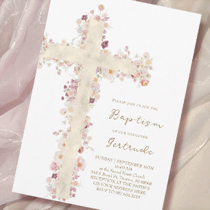 Invitation Baptême de la Sainte Croix
