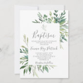 Invitation Baptême de verdure (Devant)
