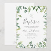 Invitation Baptême de verdure (Devant / Derrière)