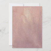 Invitation Baptême des filles | Dusty Rose et Bourgogne Rouge (Dos)