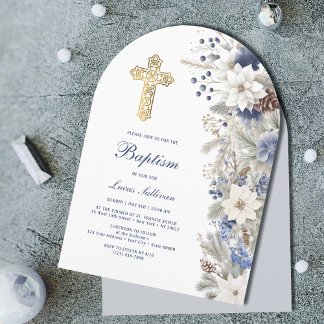 Invitation Baptême d'hiver
