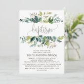 Invitation Baptême du Foliage (Debout devant)