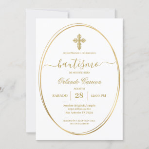 Invitation Baptême en espagnol