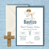 Invitation Baptême en Espagnol Baptême Bébé Garçon