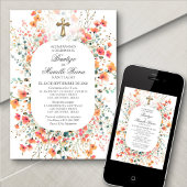 Invitation Baptême espagnol