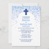 Invitation Baptême espagnol des garçons (Devant)