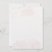 Invitation Baptême espagnol floral blanc (Dos)