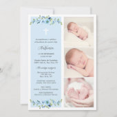 Invitation Baptême espagnol pour Boy Bautizo para Niño (Devant)
