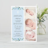 Invitation Baptême espagnol pour Boy Bautizo para Niño (Debout devant)