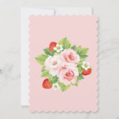 Invitation Baptême et premier anniversaire Fresa (Dos)