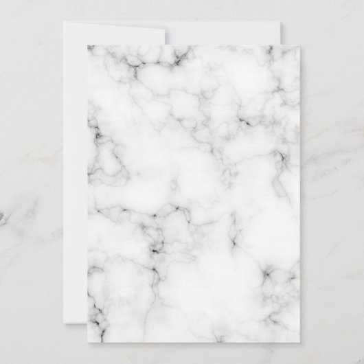 Invitation Baptême eucalyptus vert marbre doré (Dos)