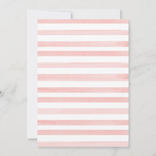 Invitation Baptême floral (Dos)