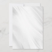 Invitation Baptême floral bleu (Dos)