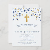 Invitation Baptême garçons (Devant)