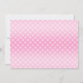 Invitation Baptême | Girl Eternity Bagues Croix Photo (Dos)