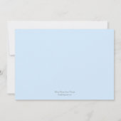 Invitation Baptême/Invitation Christening Cross (Dos)