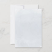 Invitation Baptême merci aquarelle croix bleue (Dos)