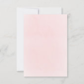 Invitation Baptême merci roses roses (Dos)