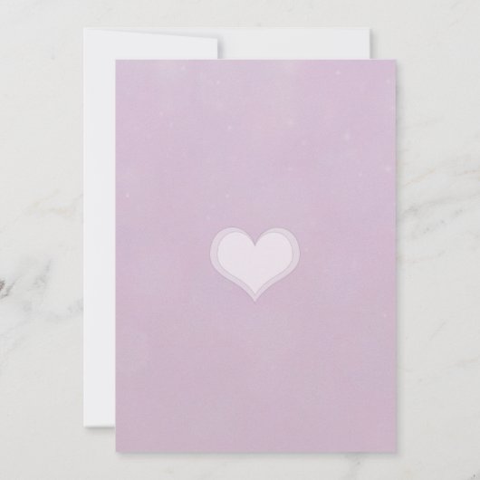 Invitation Baptême | Monogramme Angel (Dos)