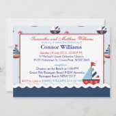 Invitation Baptême nautique (Dos)