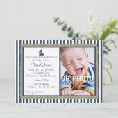 Invitation Baptême nautique (Debout devant)