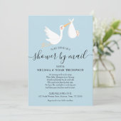 Invitation Baptême Par La Poste Sprinkle À Longue Distance (Debout devant)